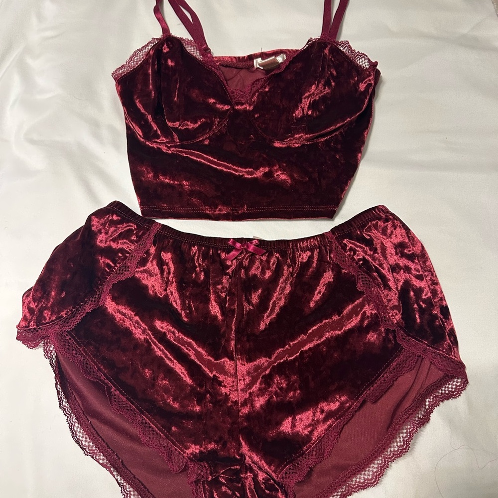 Bozzolo Velvet Wine PJ Set